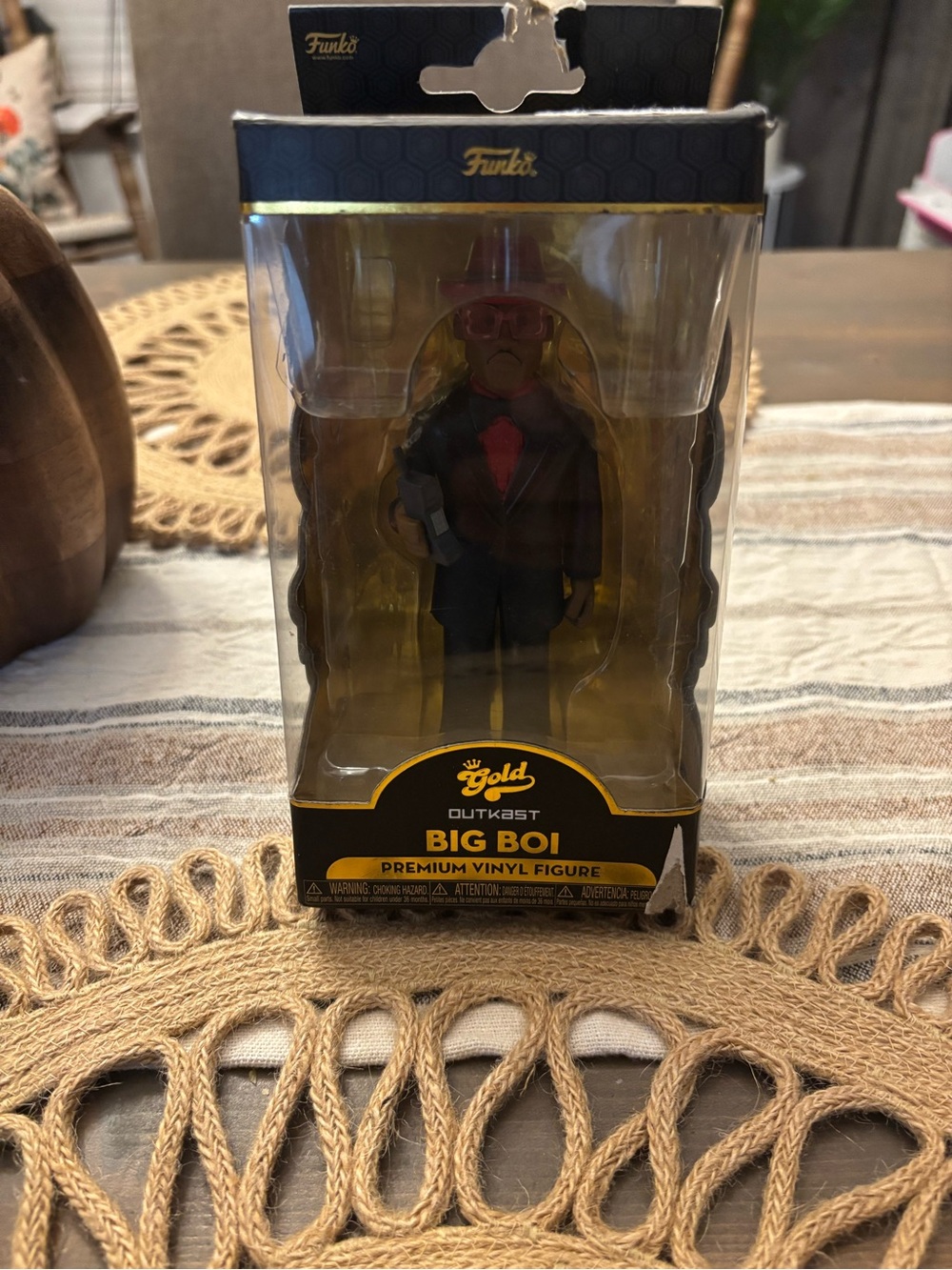 Funko Gold OutKast Big Boi Vinyl Figure - Black, Red & Gold